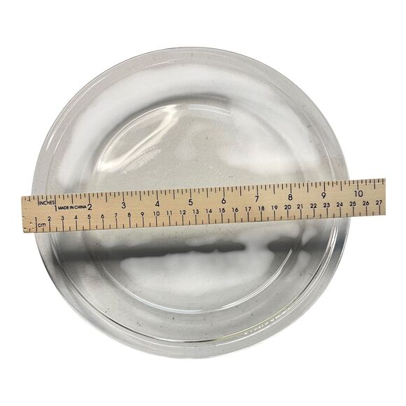Vintage pyrex 209 Deep Pie Plate 9'' Clear Glass Flat Rim USA Made - Picture 5 of 7